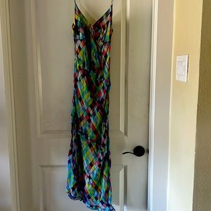 Designer multicolor dress excellent condition
